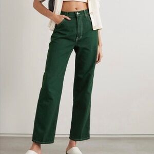 Reformation Cowboy High Rise Jeans in “Emerald”
